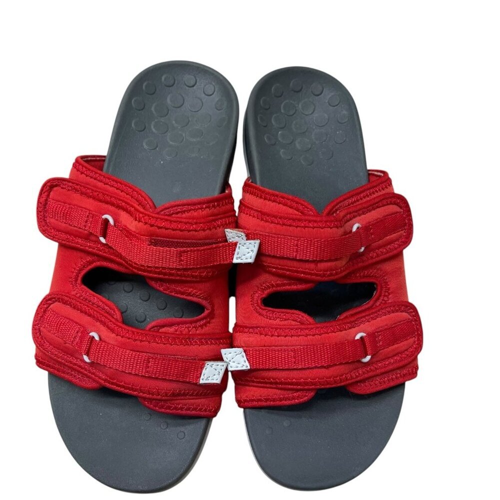 Vionic Red Sarah Sandals Loop And Hook 2 Strap Wo… - image 2